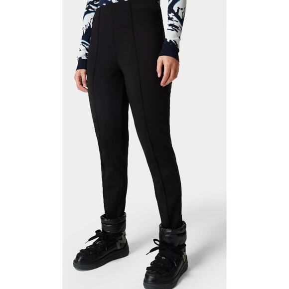 New Sweaty Betty Off Piste Stirrup Ski Pants Black Size Small - Picture 1 of 5